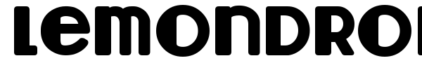 Lemondrop font preview